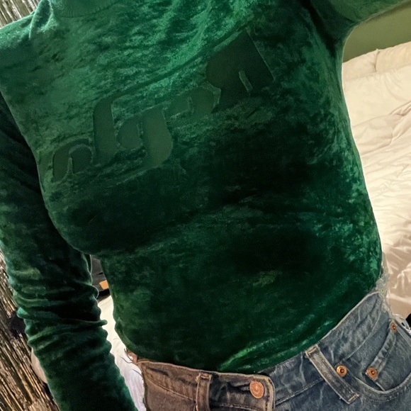 Y2K 00s velvet mockneck - Picture 4 of 4